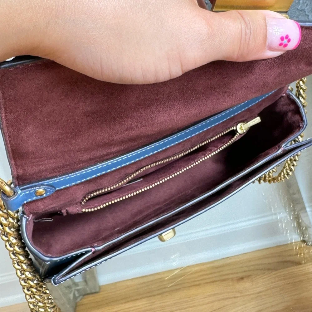 Coach‎ Hutton Shoulder/Crossbody Bag with Weaving. - Picture 7 of 10